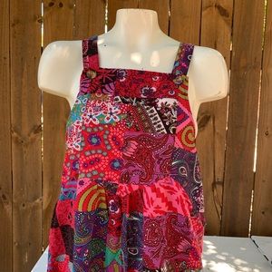 Vintage Guatemalan oversized overalls size Medium.